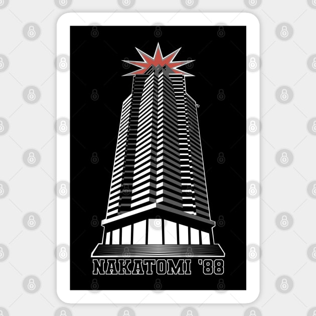 Nakatomi ‘88 Sticker by Randomart